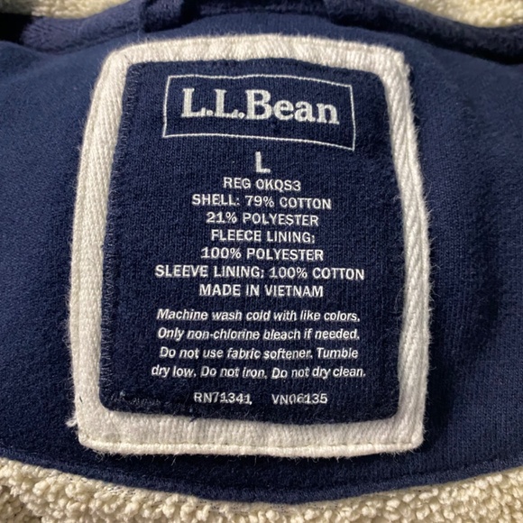 L.L.Bean mens house robe/coat - Picture 5 of 5